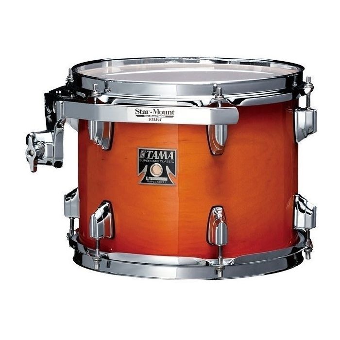 Tama Superstar Classic 18" 4-Piece Shell Pack Tangerine Lacquer Burst shell