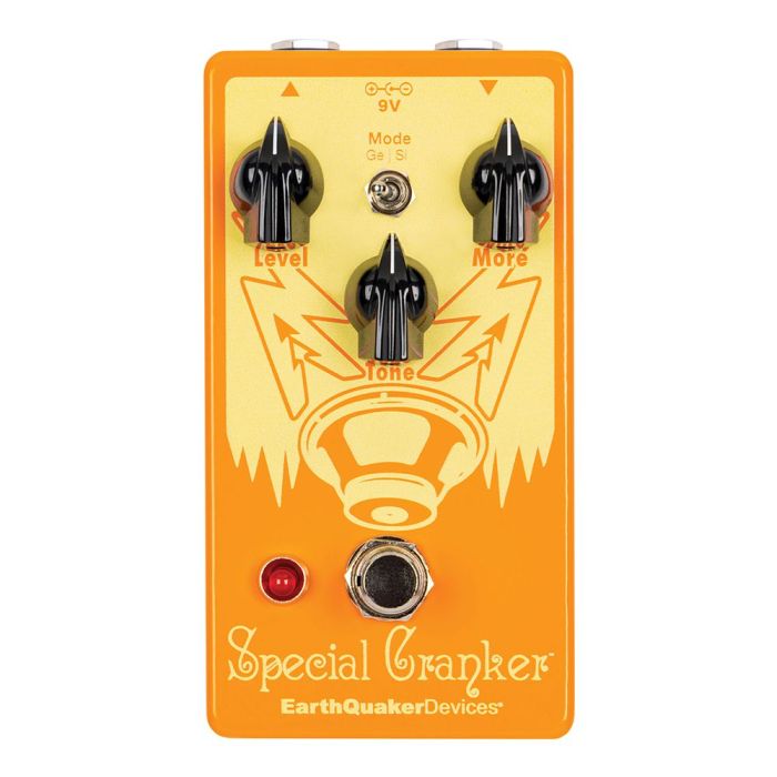 EarthQuaker Special Cranker All-discrete Analog Overdrive top-down view