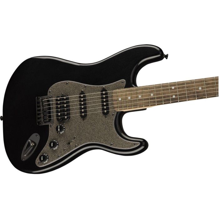 Squier FSR Bullet Stratocaster HT HSS, Metallic angled view