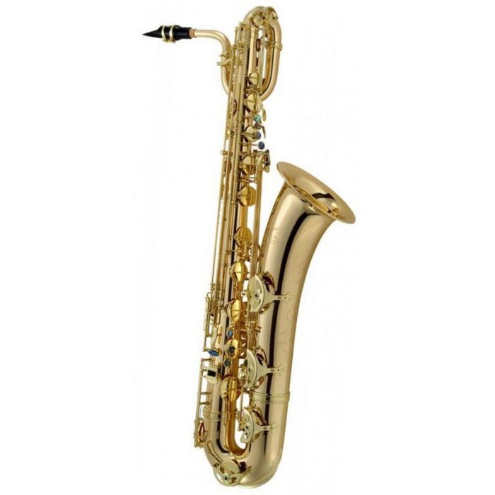 Artemis Baritone Sax Gold Lacquer, front view