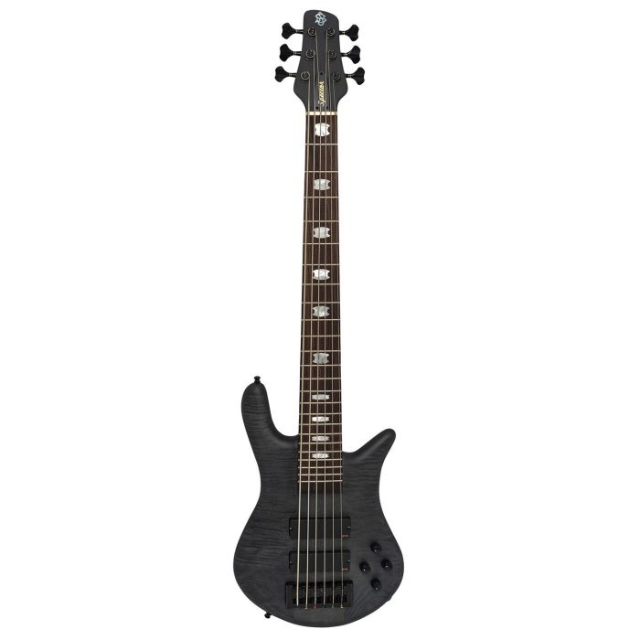 Spector Euro 6LX 6-String Bass, Black Stain Matte front view