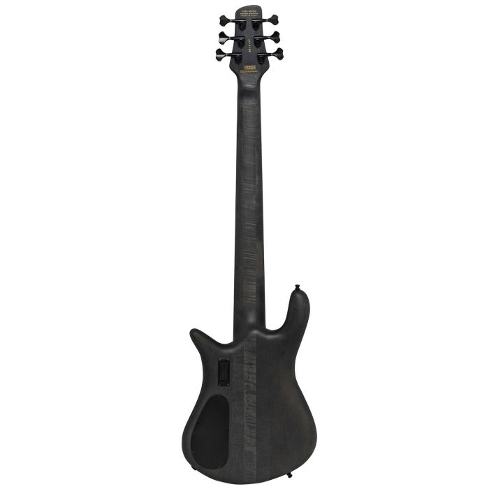 Spector Euro 6LX 6-String Bass, Black Stain Matte rear view