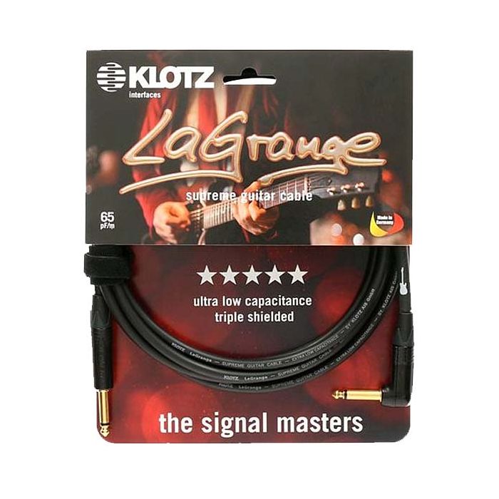 Overview of the Klotz La Grange LAPR0300 Guitar Cable, Gold Contacts, 3m