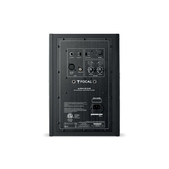 B-Stock Focal Alpha 65 Active Studio Monitors (Each) back