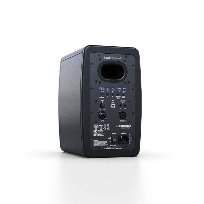 Back view of the IK Multimedia iLoud Precision 5 Nearfield Studio Monitor