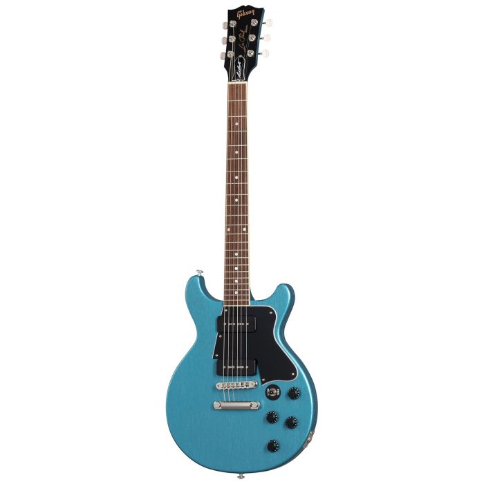 Gibson Rick Beato Les Paul Special Double Cut, TV Blue Mist front view