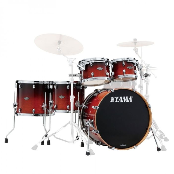 Tama Starclassic Performer Shell Pack in Dark Cherry Fade