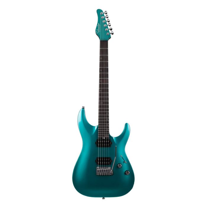 Schecter Aaron Marshall AM-6 Electric Guitar, Arctic Jade front view