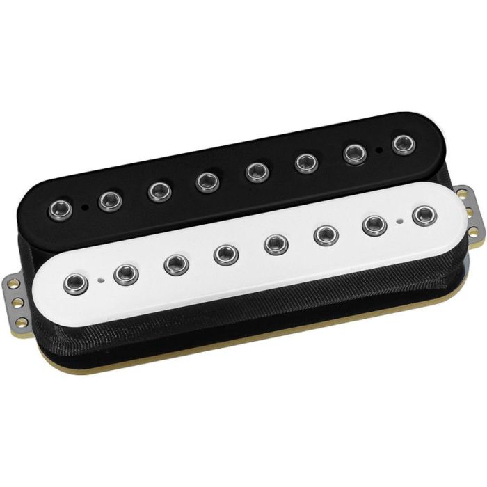 Dimarzio Dp809bw Ionizer 8 Neck Black White, top-down view