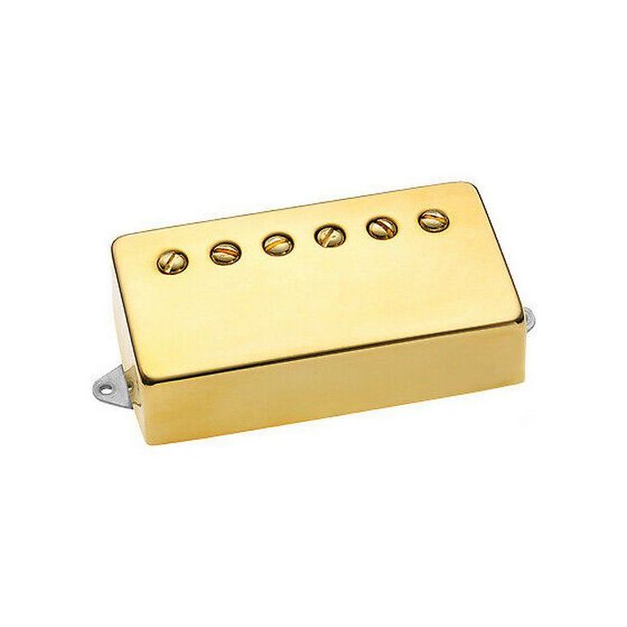 Dimarzio Dp223fg Paf 36th Anniversary Bridge F spaced Gold Cover, top-down view