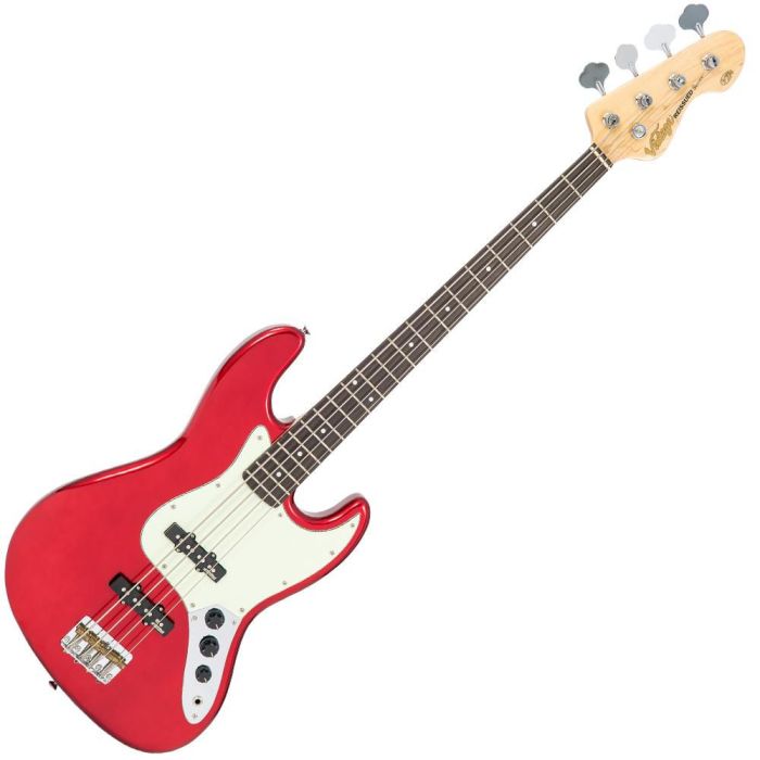 Vintage Vj74 Bass Candy Apple Red, front view
