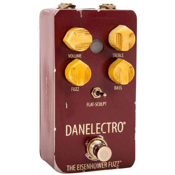 danelectro eisenhower fuzz pedal, front view