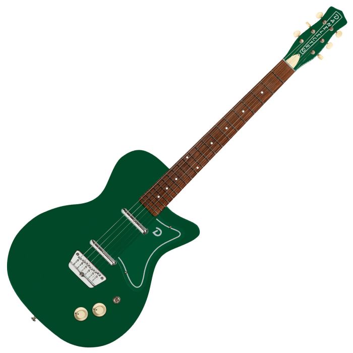 danelectro 57 electric guitar jade, front view