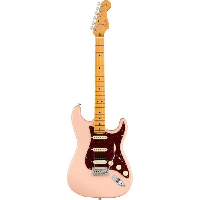 Fender FSR American Professional II Stratocaster HSS MN Shell Pink, front view