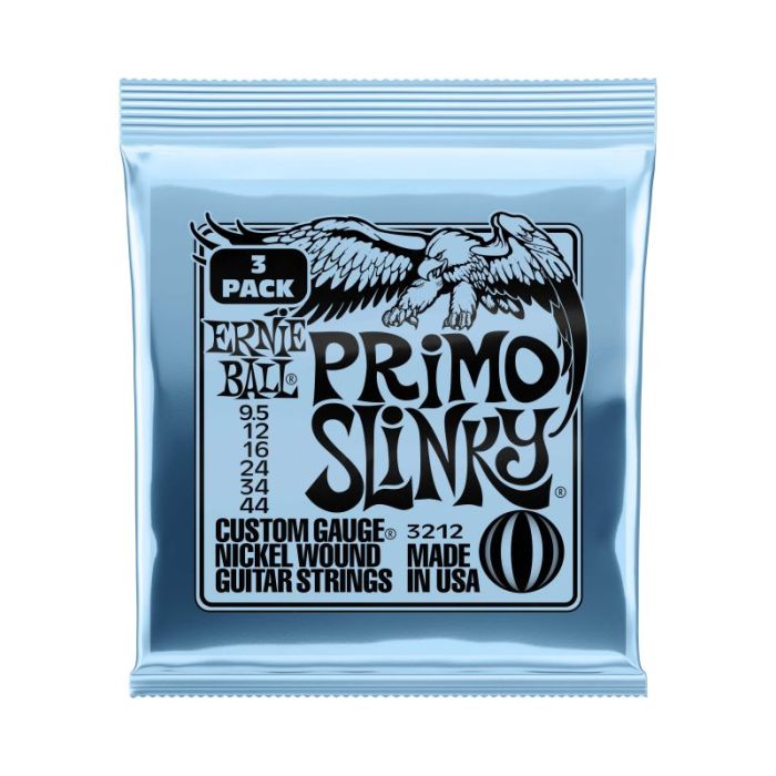 Overview of the Ernie Ball Primo Slinky 9.5-44 (3 Set Pack)