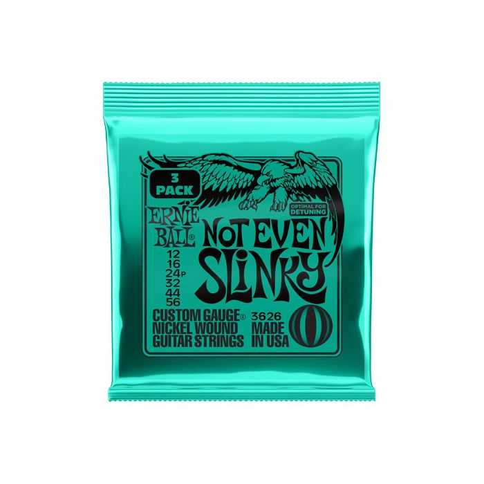 Overview of the Ernie Ball Not Even Slinky 12-56 (3 Set Pack)