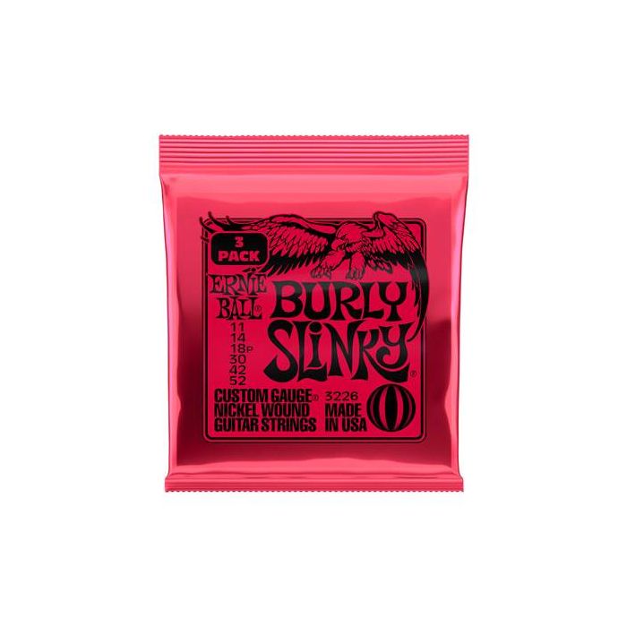 Overview of the Ernie Ball Burly Slinky 11-52 (3 Set Pack)