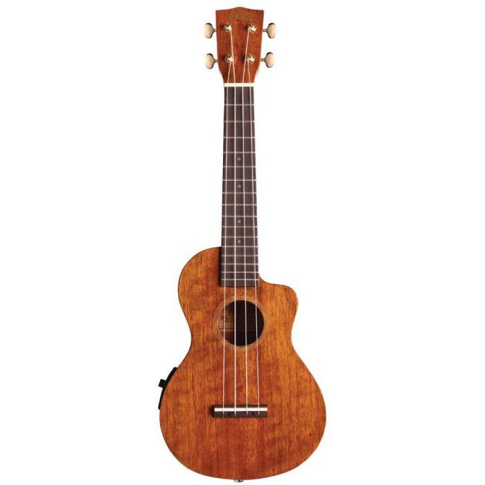 Mahalo Concert Ukulele Hano Mh2ce Natural Finish, front view