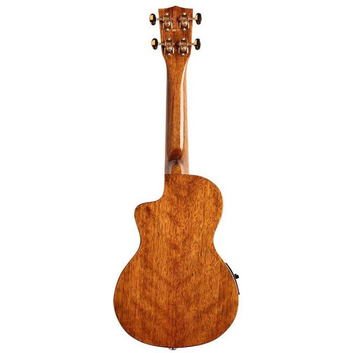 Mahalo Concert Ukulele Hano Mh2ce Natural Finish, rear view