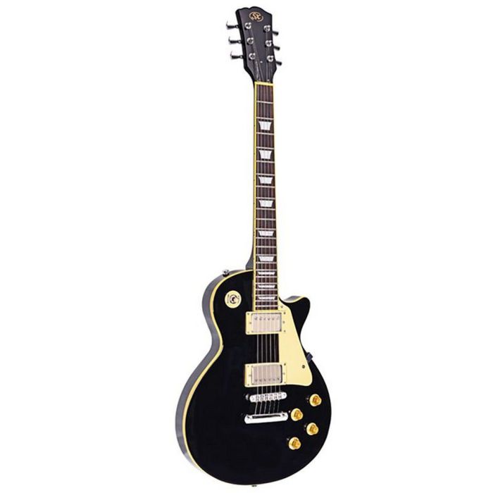 Sx Electric Guitar Lp Black, front view