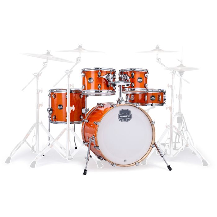 Mapex Mars Maple Fusion Shell Pack Glossy Amber  front