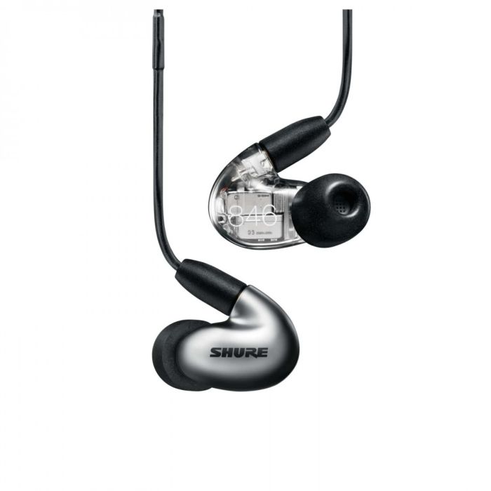 Inside view of the Shure SE846 Earphones with RMCE-UNI Gen 2, Graphite
