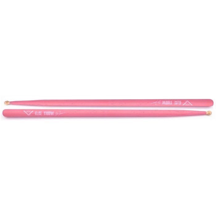 Vater Elise Trouw Signature Drum Sticks, 7A, Pink drumsticks