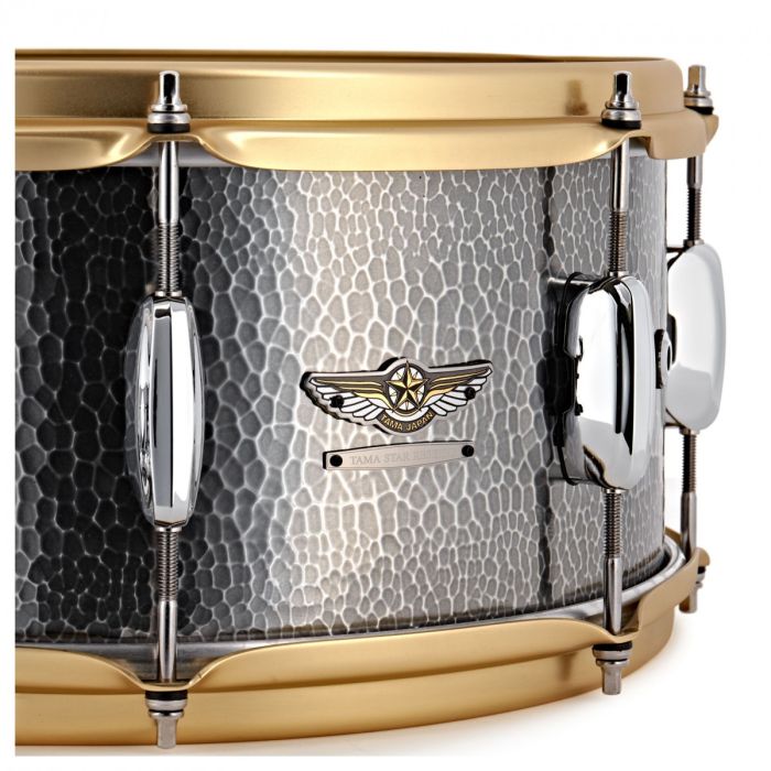 Tama Star Reserve Hand Hammered Aluminum 14 X 6.5 Snare Drum Badge