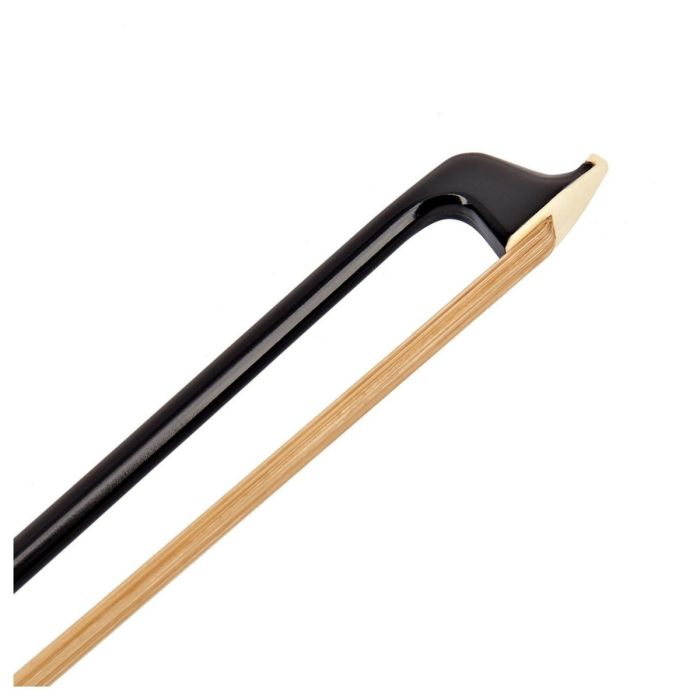 P & H Violin Bow Black Fibreglass Natural Hair 1/8 tip