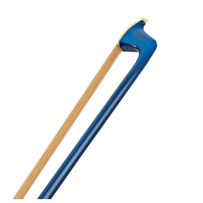 P & H Violin Bow Blue Fibreglass Natural Hair 1/8 tip