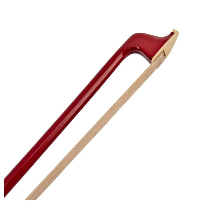 P & H Violin Bow Red Fibreglass Natural Hair 1/8 tip