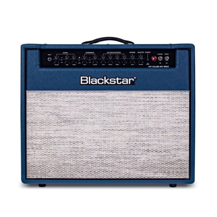 Blackstar HT Club 40 MKII Valve Amp, Royal Blue front view