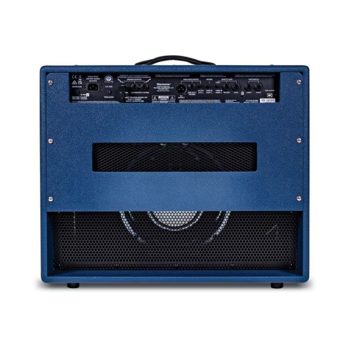 Blackstar HT Club 40 MKII Valve Amp, Royal Blue rear view