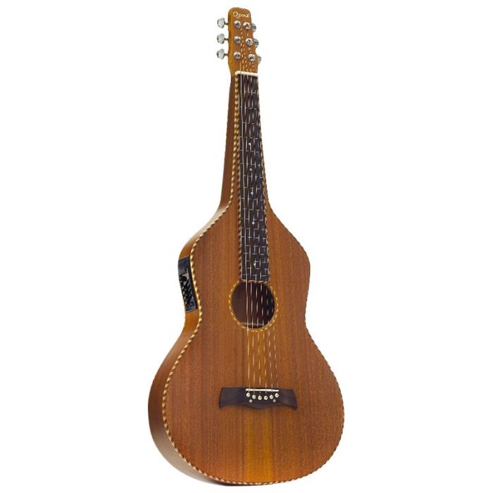 Ozark Hawaiian Guitar W-Model All-Mahogany Electro front view