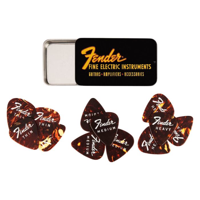 Fender Fine Electric Pick Tin 12