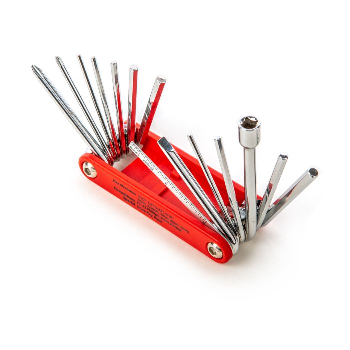 GrooveTech Drum 13-in 1 Multi-Tool open