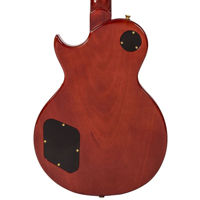 Vintage V100 Guitar Wine Red back body