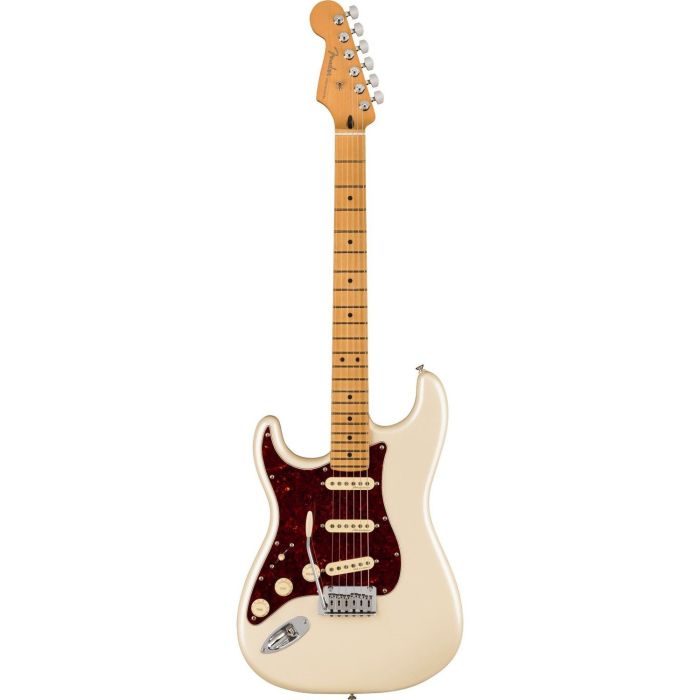 Fender Player Plus Stratocaster LH MN Olympic Pearl, front view