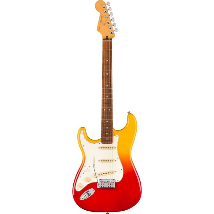 Fender Player Plus Stratocaster LH PF Tequilla Sunrise, front view
