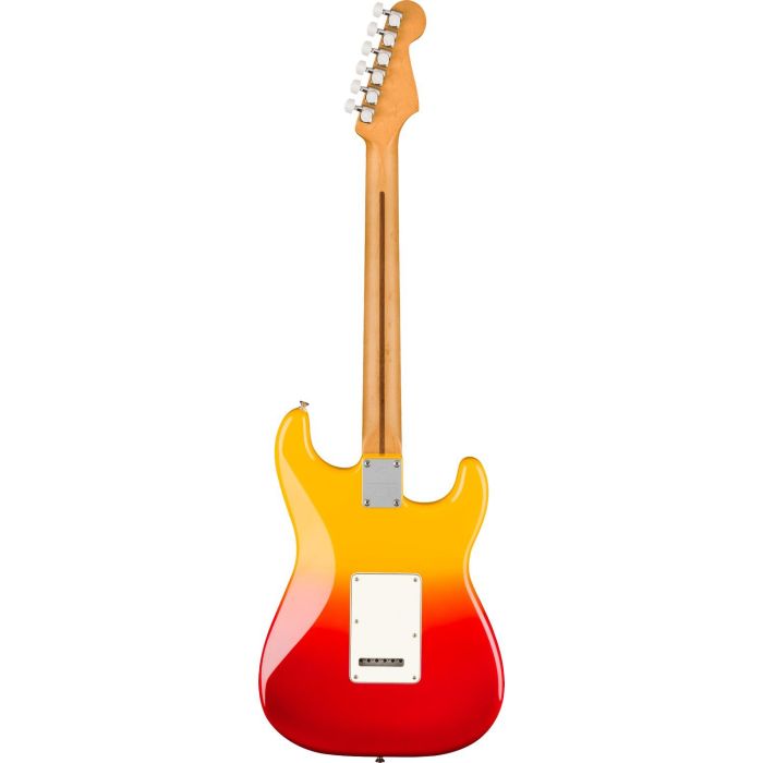 Fender Player Plus Stratocaster LH PF Tequilla Sunrise, rear view