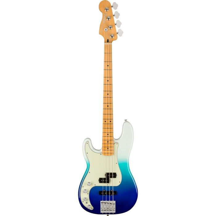 Fender Player Plus Active Precision Bass LH MN Belair Blue, front view