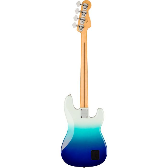 Fender Player Plus Active Precision Bass LH MN Belair Blue, rear view