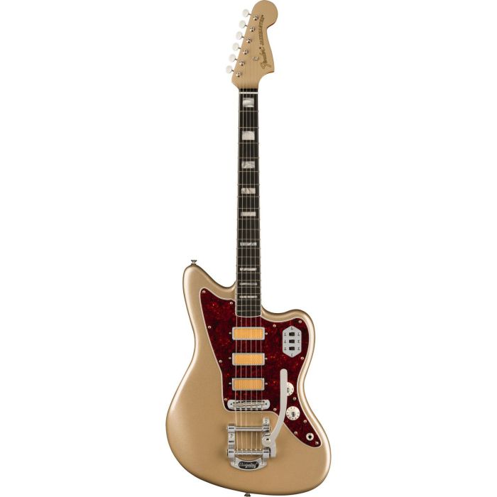 Fender Gold Foil Jazzmaster EB Shoreline Gold, front view