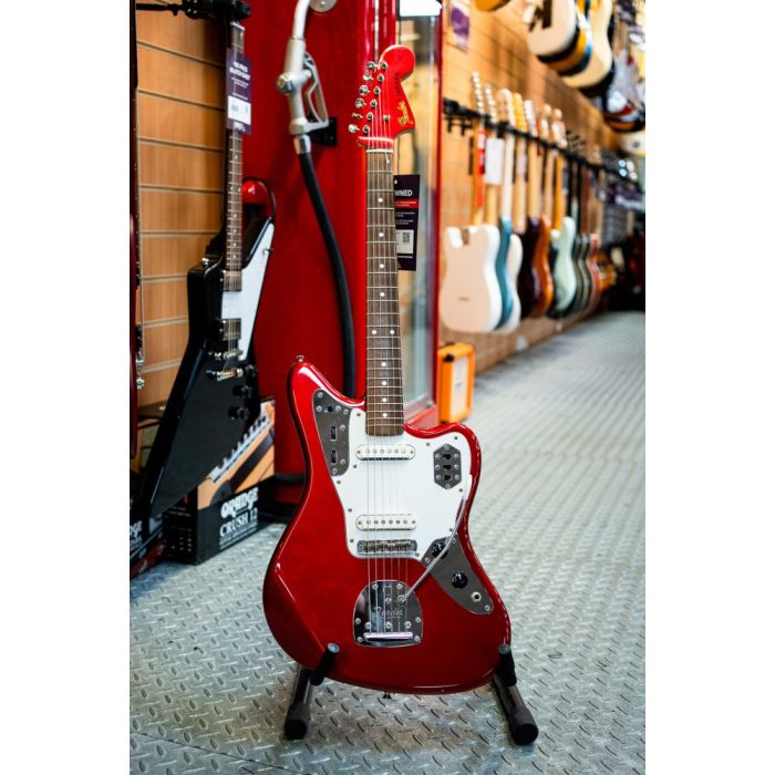 Overview of the Pre-Owned Fender Japan 1999-2002 Jaguar 60s Candy Apple Red