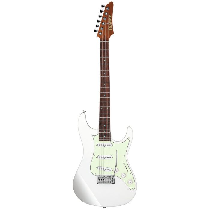 Ibanez LM1 LWH Electric Guitar Luna White, front view