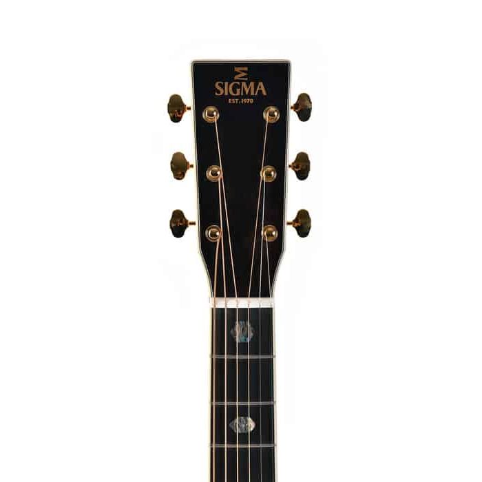 Sigma SDR-45-SB Dreadnought  headstock