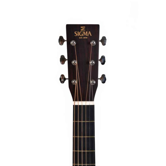 Sigma SDR-28-SB Dreadnought headstock