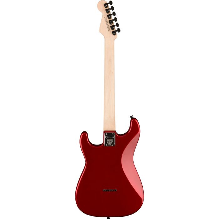 Charvel Pro mod So cal Style 1 Hh Ht E EB Candy Apple Red, rear view