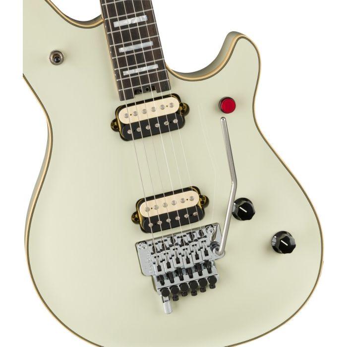 Evh Mij Series Evh Signature Wolfgang EB Ivory, body closeup