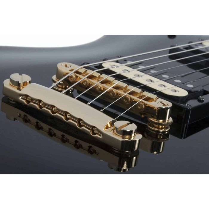 Schecter Tempest Custom (2020) BLK bridge